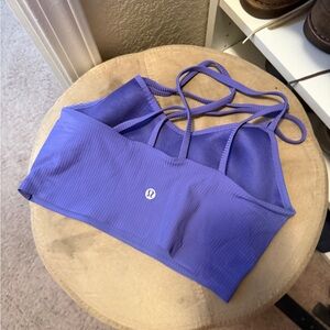 lululemon athletica Strappy Purple Sports Bra